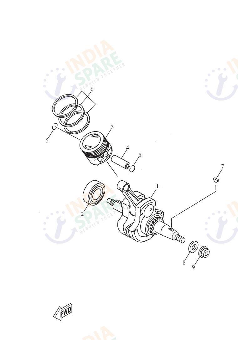CRANKSHAFT & PISTON